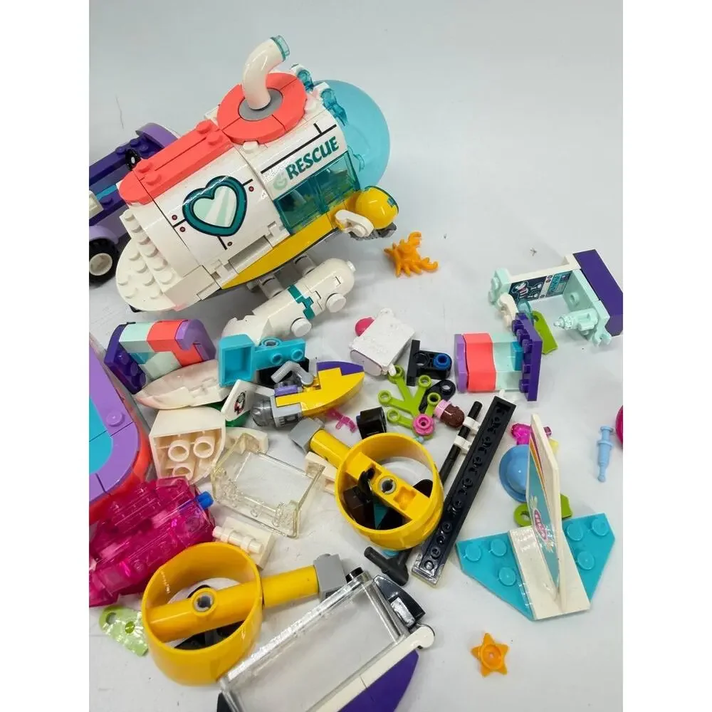 LEGO Friends Mixed Lot Incomplete Sets Vehicles Figures Parts Accessories Used